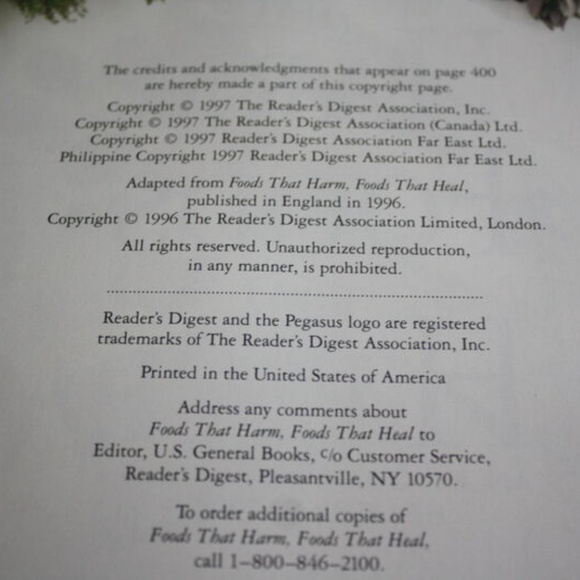 Reader’s Digest Foods That Harm Foods That Heal - Picture 3 of 8
